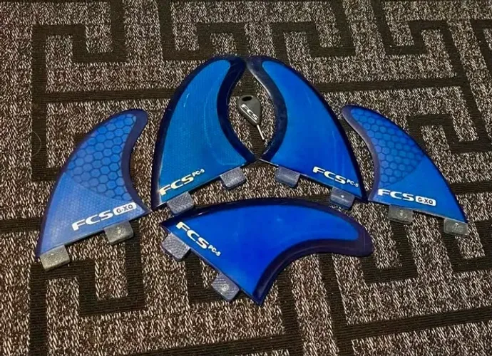 Quilhas Fcs Tri Quad Pc 5 + traseiras g qx Performance Core Semi Novas
