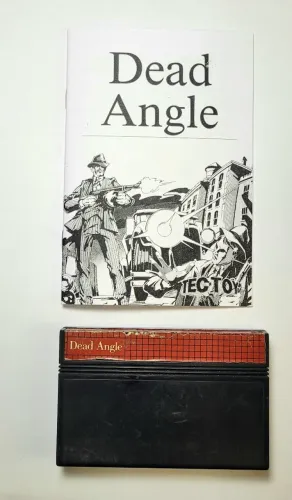 Jogo Dead Angle - Master System - 100% Original Tectoy + Manual Repro.