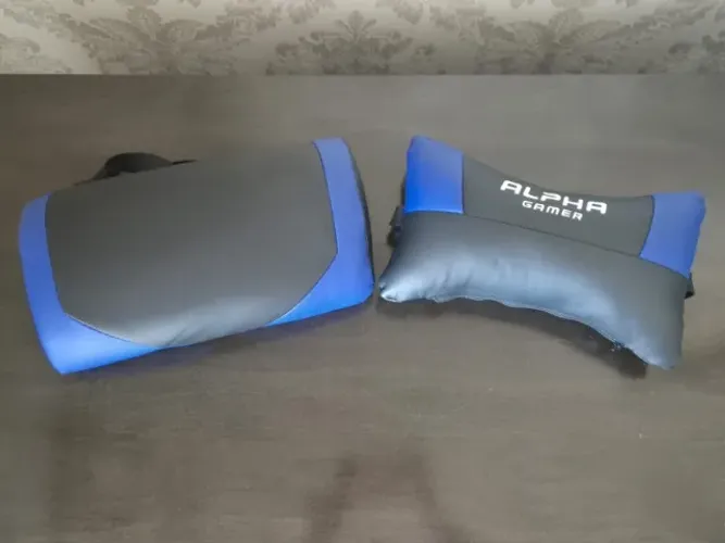 Kit Almofadas Lombar + Cabeça. Cadeira Gamer. Alpha Gamer!