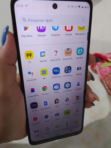 Celular moto g60 com nota fiscal e caixa