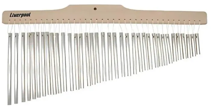 Carrilhao Liverpool 36 Notas Aluminio Prata 