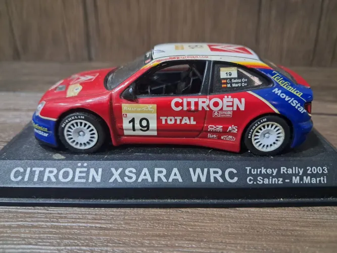 Miniatura Citroen Xsara WRC Turkey Rally 2003 - escala 1:43