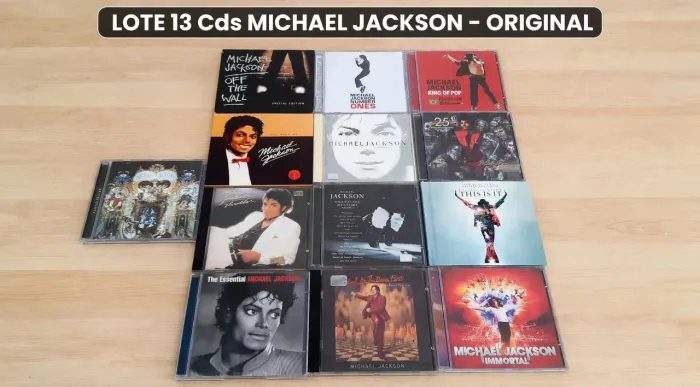 Lote13 cds Michael Jackson Originais