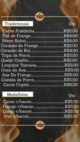 Espetinhos Temperados ZAP. *!!!