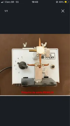 Máquina de solda odontológico 
