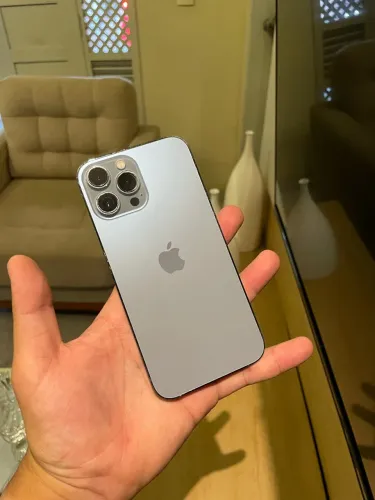 iPhone 13 PRO MAX AZUL SIERRA 256GB TUDO FUNCIONANDO PERFEITAMENTE