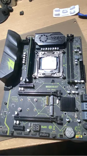 planta mãe + processador xeon + memória ram 8gb