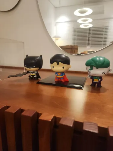 Bonecos Batman Superman e Coringa Burguer King BK otimo estado