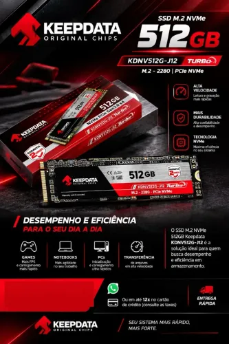 Hd Ssd M.2 Nvme 512gb 2280 Keepdata Kdnv512g-j12