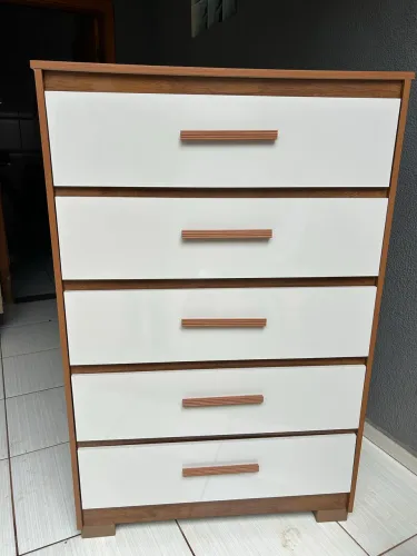 Cômoda 5 gavetas NOVA