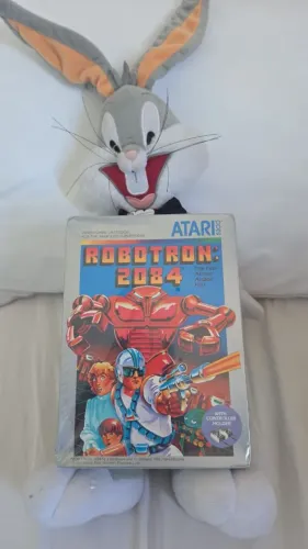 Cartucho jogo atari 5200 original robotron 2084 nib lacrado colecionador!!!