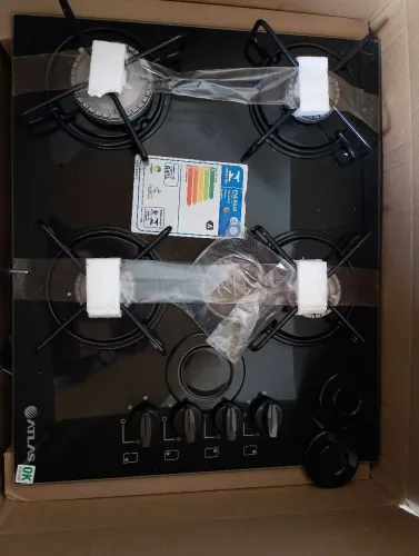 Coktop novo zerado 4 bocas atlas