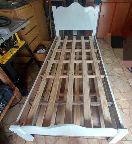 Cama de Solteiro c/ Auxiliar 345,00 Entrego e monto Sorocaba e Votorantim sem taxa