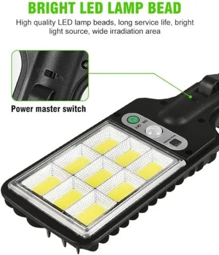 Luminária Solar Led Controle