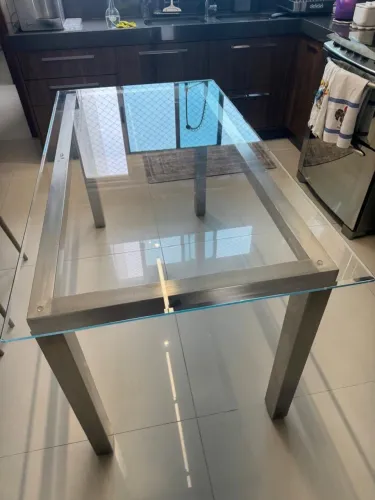 Vendo tampo de mesa de vidro temperado Blindex