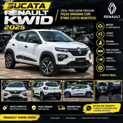 CHEGOU SUCATA RENAULT KWID 2025