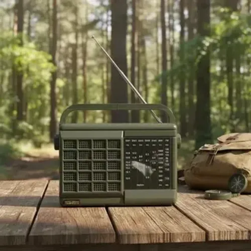 Rádio Portátil Motoradio Rm-pf74ac - 7 Faixas Verde Militar (Usado)