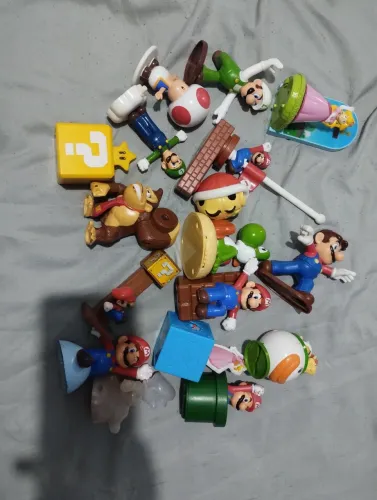Bonecos Mario MC Donald's 