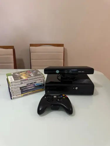 XBOX 360 + Kinect + 7 Jogos Originais