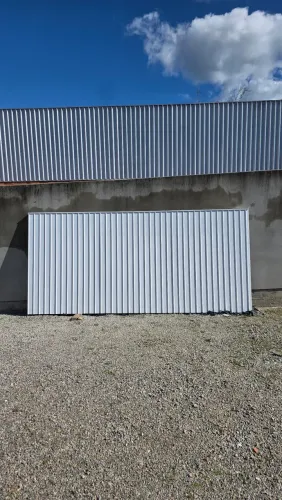 Portão Novo em Aço Galvanizado / Chapa Trapezoidal (3,30m x 1,50m)