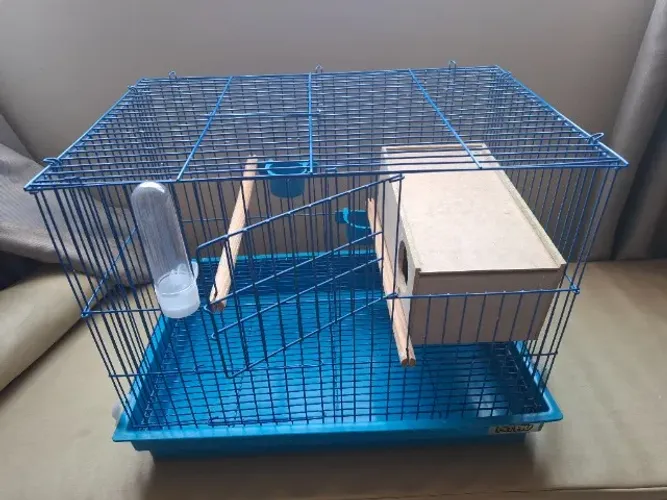 Gaiola para Calopsita, excelente estado. Azul