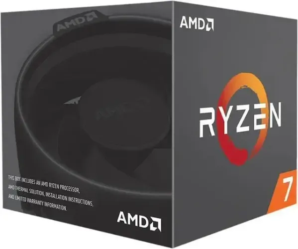 Processador AMD Ryzen 7 2700 (8 Core / 16 Threads) + Cooler RGB Original ZERADO na Caixa