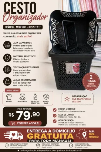 Cesto organizador
