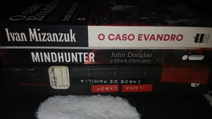 Lote com três livros seminovos