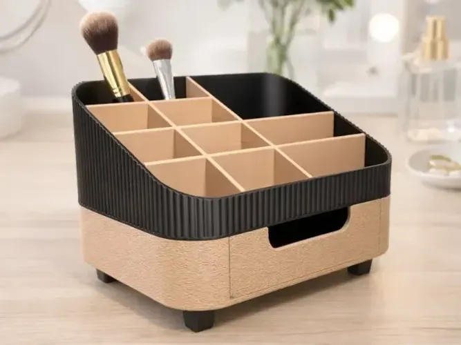 Organizador de cosméticos, Organizador de maquiagem