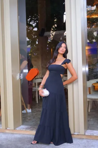 Vestido Preto Longo