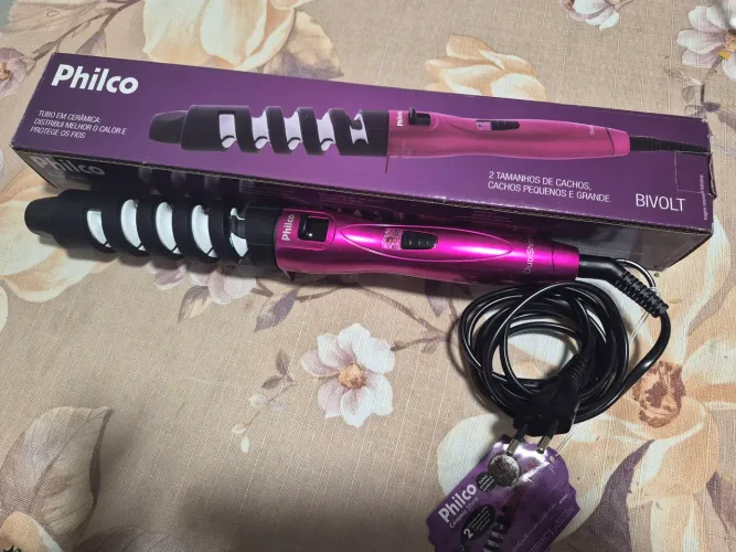 Cacheador Philco Duo Shine Rosa Bivolt (Tubo Cerâmica)