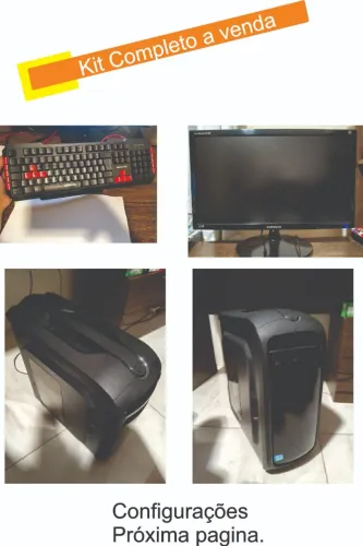 Computador i7, memoria ram 8G, placa de vídeo Geforce GTS 450