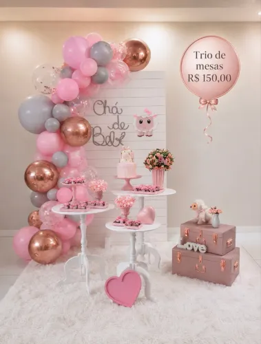 Trio de mesas 