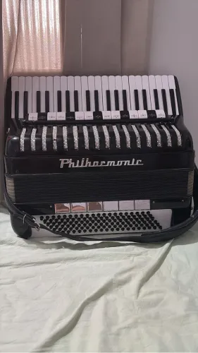Acordeon Phillarmonic Duplo Cassoto 120 baixos