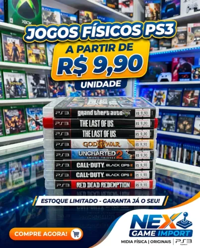 JOGOS PS3 FISICOS