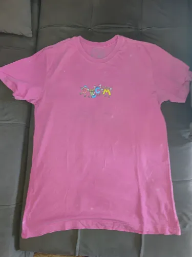 Camiseta Overcome Rosa Tamanho G Baby Look - 100% Algodão