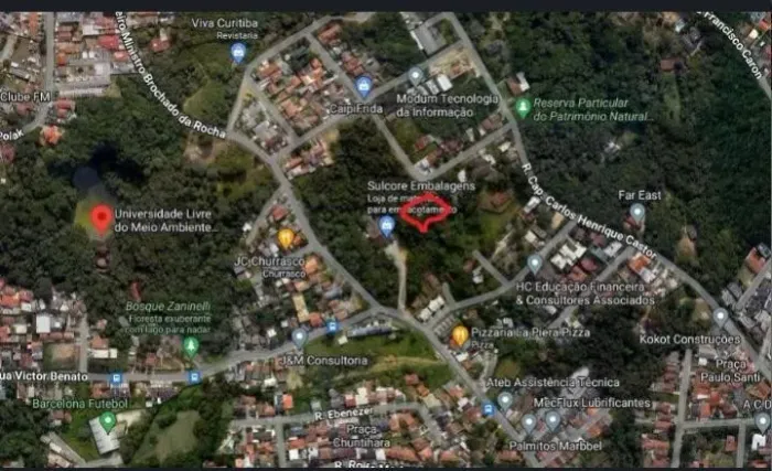 Terreno para Venda, Curitiba / PR, bairro Pilarzinho, área total 587,00 m², área útil 587,