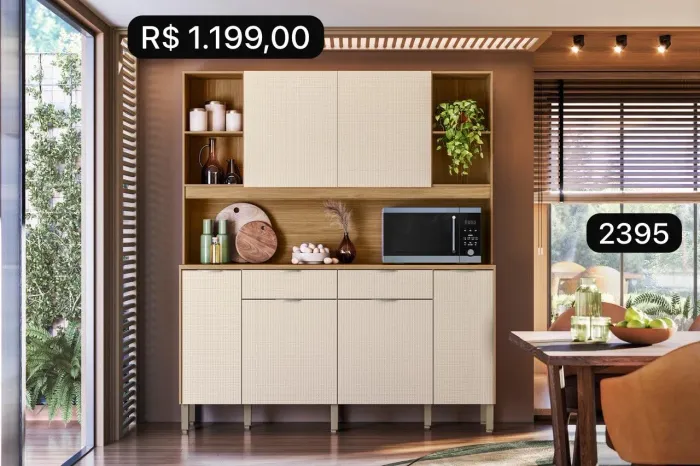 Armário dia cozinha grande