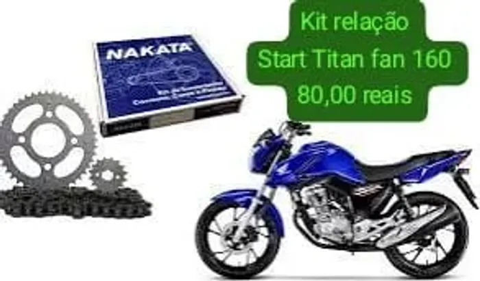Kit relação Titan start fan 160