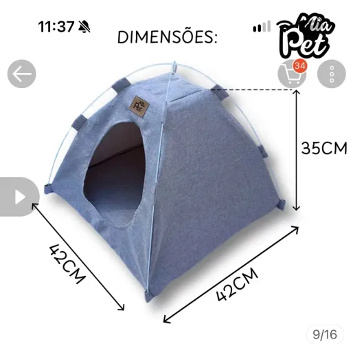 Cabana para gato ou cachorro