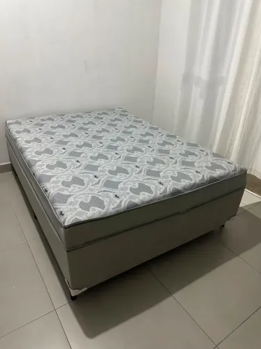 CAMA CASAL COMPLETA CONJUGADA COM ESPUMA D33