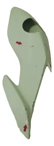 Carenagem Bananinha Dir Honda Cg 160 Fan 22/24 Detalhe 61240 Branco