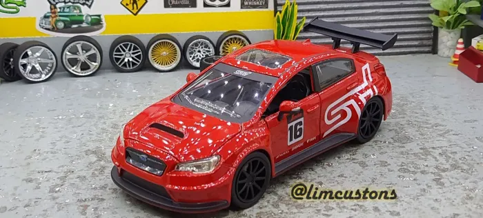 Jada toys -miniatura Coleção 1:24 -Subaru WRX 2016