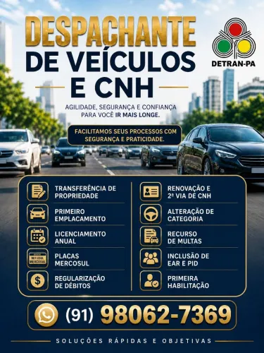 DESPACHANTE CNH E LEGALIZAÇÃO 