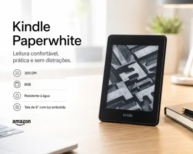 Amazon Kindle Paperwhite 6 polegadas 8GB