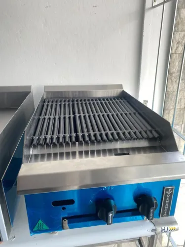 NZ. Char Broiler grill inox profissional 45 cm Venâncio