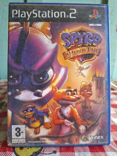 jogo Spyro: A Hero's Tail original de PlayStation 2 sistema europeu PAL