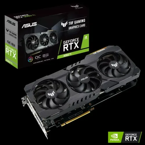 Placa de Vídeo RTX 3060Ti Asus Tuff