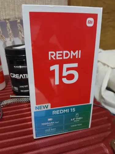 Vendo Celular Redmi 15 Black lacrado