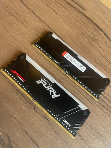 Memória RAM Kingston Fury Beast, RGB, 8GB, 3600MHz, DDR4, Preto
